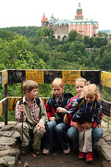 Image showing Visiting castle