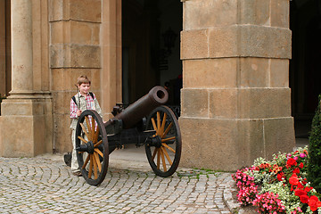 Image showing Visiting castle