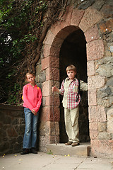 Image showing Visiting castle