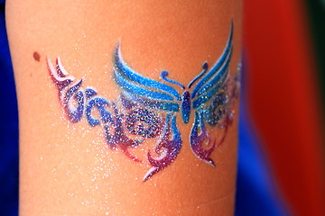 Image showing air brush tatoo