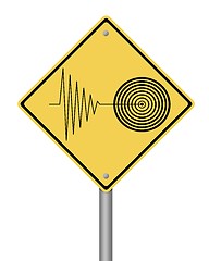 Image showing Warning Sign Tremor