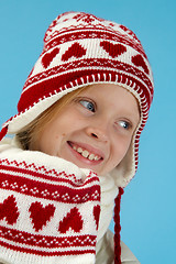 Image showing Winter girl