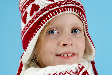 Image showing Winter girl