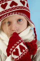 Image showing Winter girl