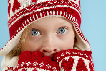 Image showing Winter girl