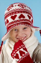 Image showing Winter girl