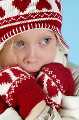 Image showing Winter girl