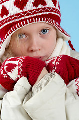 Image showing Winter girl