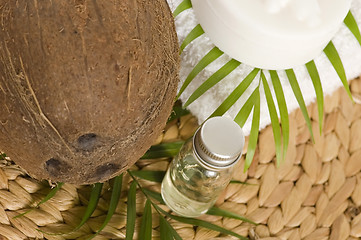 Image showing Coconut oil for alternative therapy