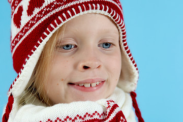 Image showing Winter girl