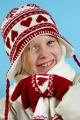 Image showing Winter girl