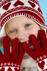 Image showing Winter girl