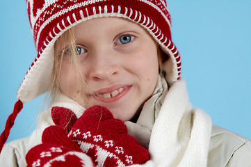 Image showing Winter girl