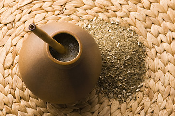 Image showing argentinian calabash with yerba mate