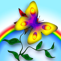 Image showing Bright Butterfly