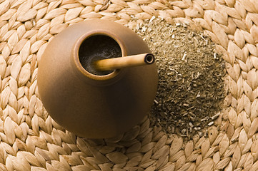 Image showing argentinian calabash with yerba mate