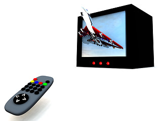 Image showing TV Plane 