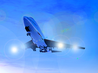 Image showing Plane In Flight 