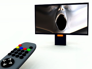 Image showing TV Control And TV