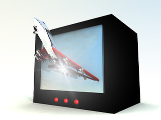 Image showing TV Plane