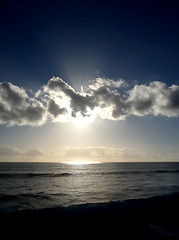 Image showing Wave Sunset