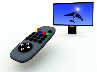 Image showing TV Control And TV 