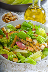 Image showing fresh homemade ceasar salad