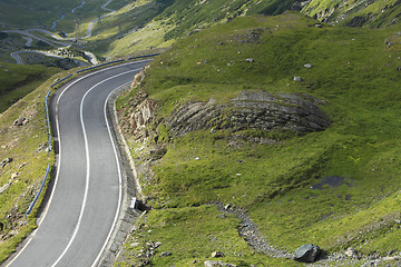 Image showing High altitude road