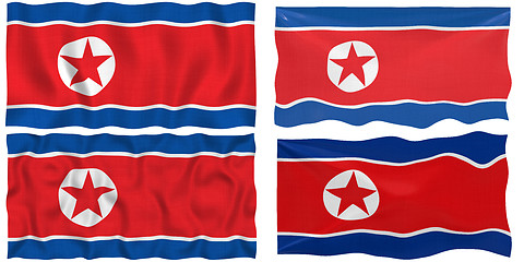 Image showing Flag of North Korea