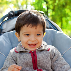 Image showing smiling little boy