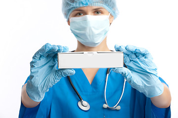 Image showing doctor and box