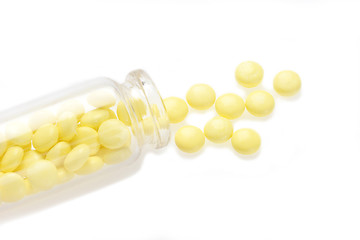 Image showing yellow pills