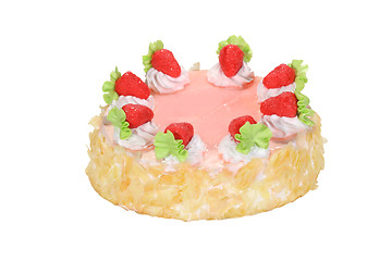 Image showing strawberry cake