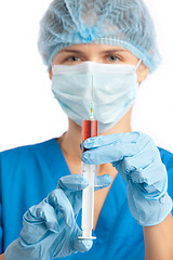 Image showing nurse with a syringe