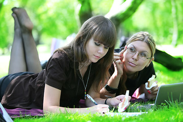 Image showing two businesswoman