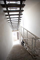 Image showing interior with stairway