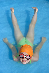 Image showing Children in paddling pool