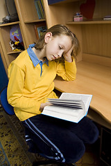 Image showing Doing homework