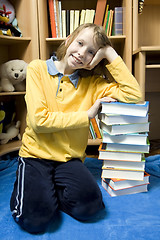 Image showing Doing homework