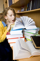 Image showing Doing homework