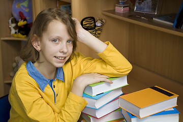 Image showing Doing homework