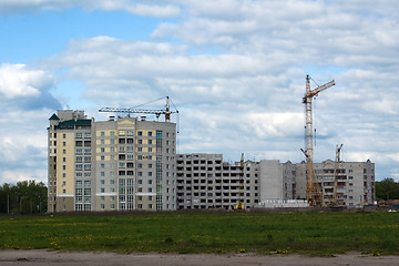 Image showing Construction of residential buildings