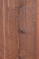 Image showing Brown weathered wood