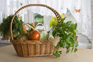 Image showing Vegetables in kitchen