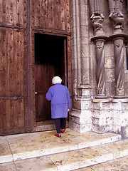 Image showing Church entrance