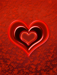 Image showing Valentines day design