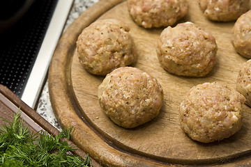 Image showing Pork burgers