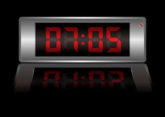 Image showing digital alarm clock