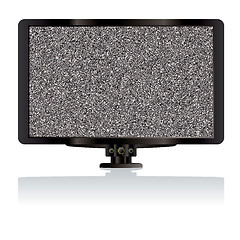 Image showing LCD tv static