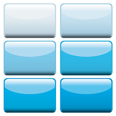 Image showing blue web buttons